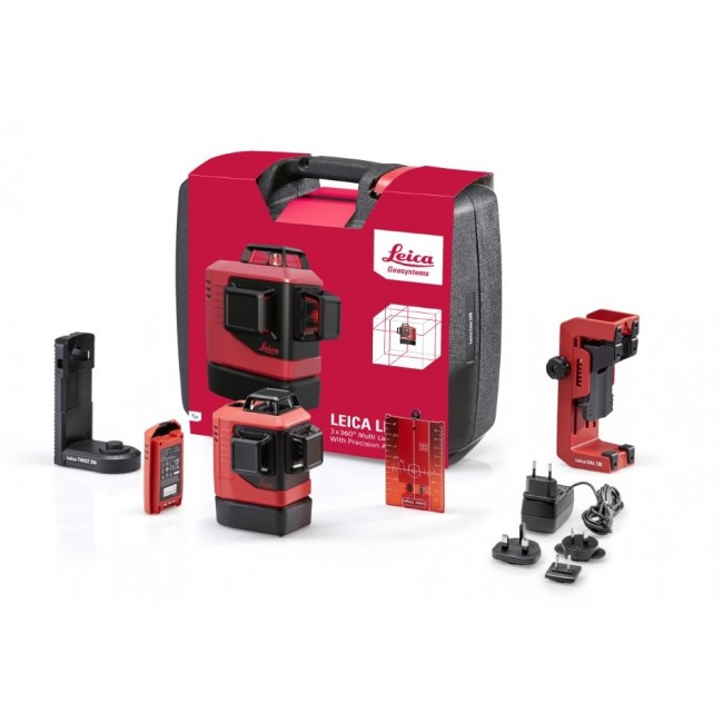 Leica Lino L6R Piros 3x360°-os keresztlézer - 912969 - Keresztlézer és vonallézer